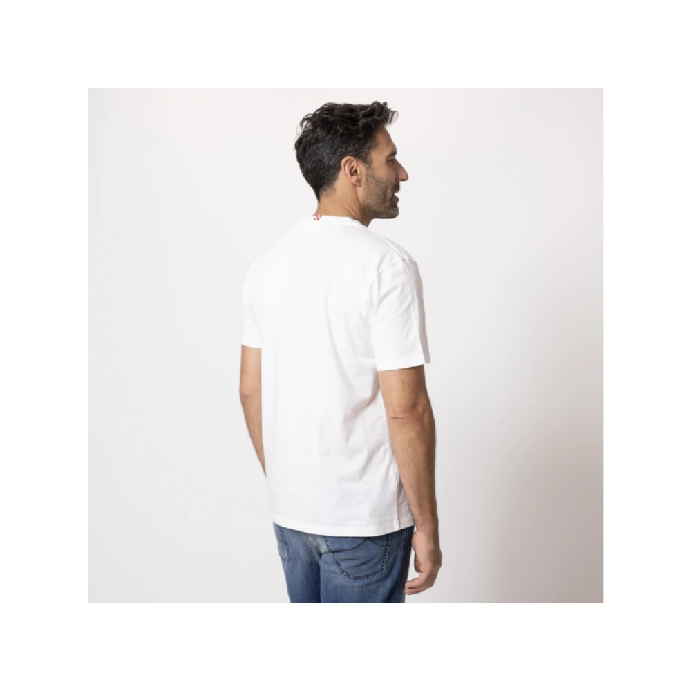 MC2 Saint Barth Vespa Friend T-shirt White Heren