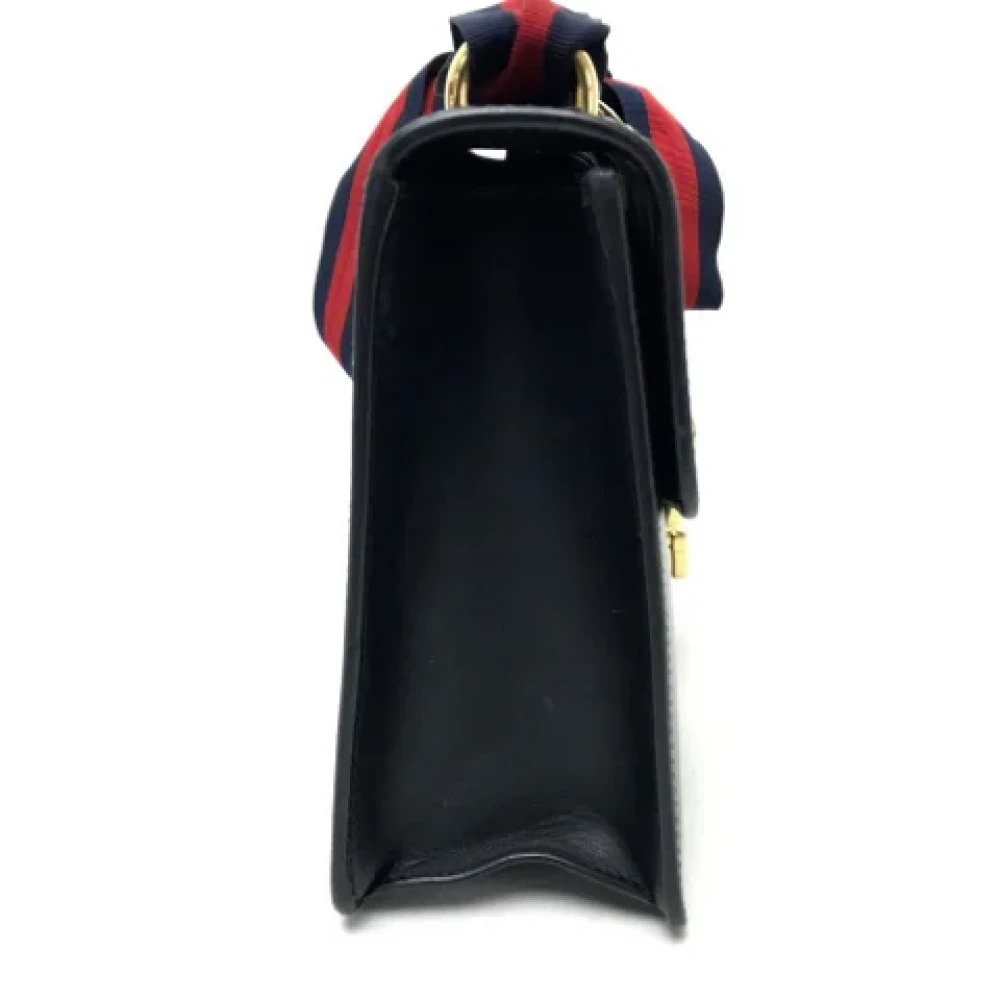 Gucci Vintage Pre-owned Leather gucci-bags Black Dames
