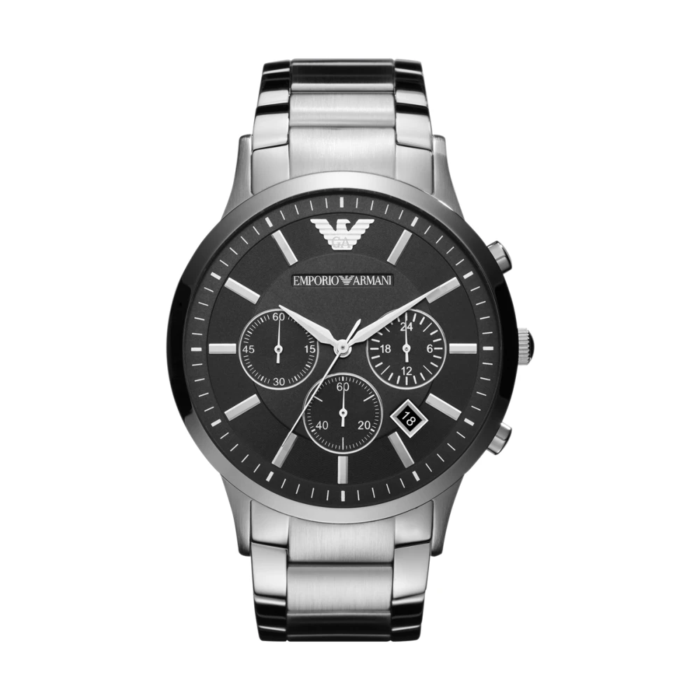 Emporio Armani Unisex Gray Stainless Steel Watch
