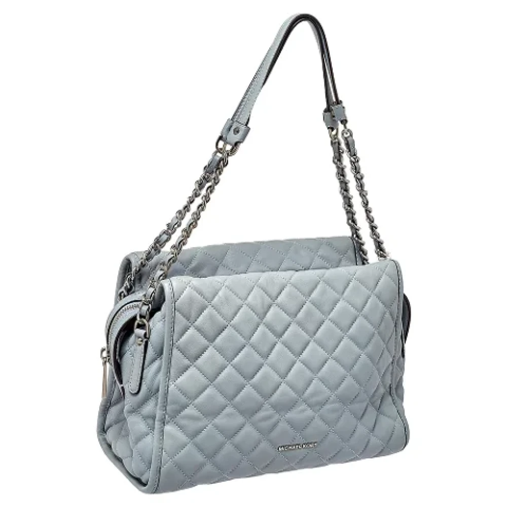 Michael Kors Pre-owned Leather shoulder-bags Blue Dames