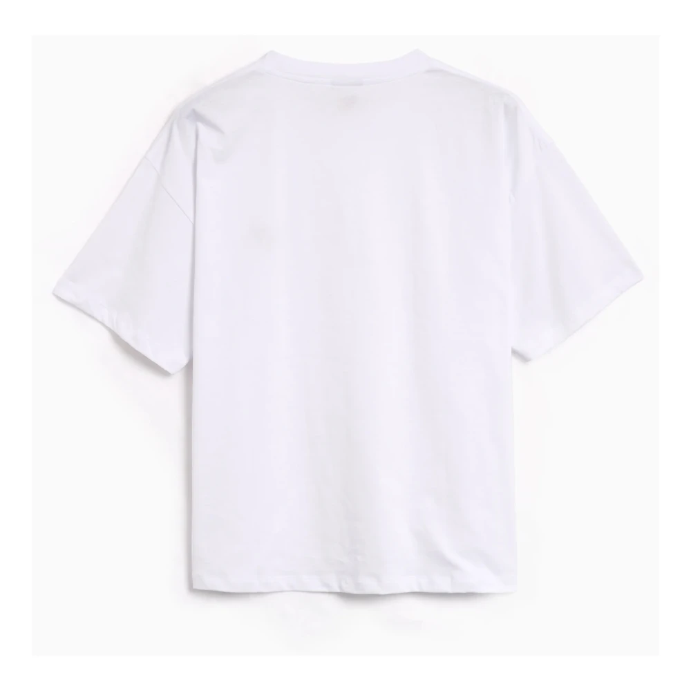 SKY High Farm Aardbei Maan Vaste T-Shirt White Heren