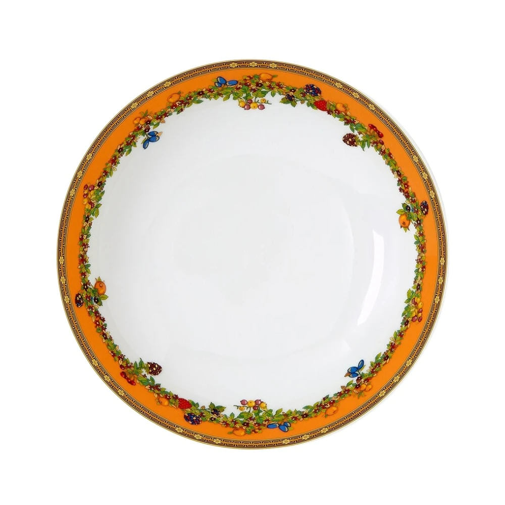 Versace Diep Bord Tuin Stijl Orange Unisex