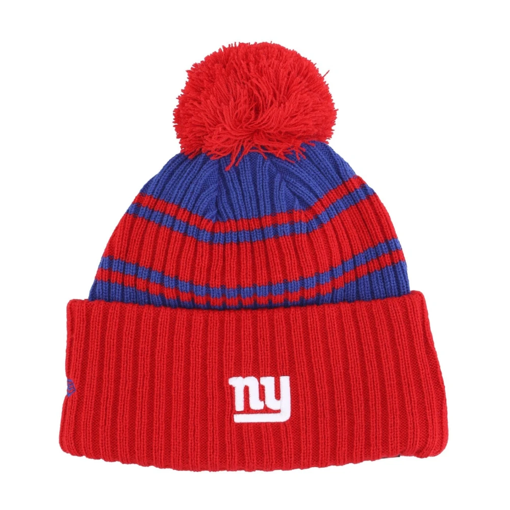 new era NFL Pom Beanie Hat Red Heren