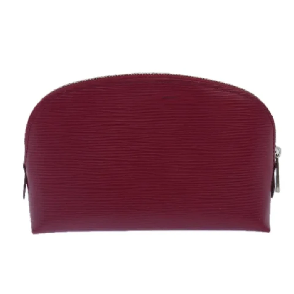 Louis Vuitton Vintage Pre-owned Metal pouches Red Dames