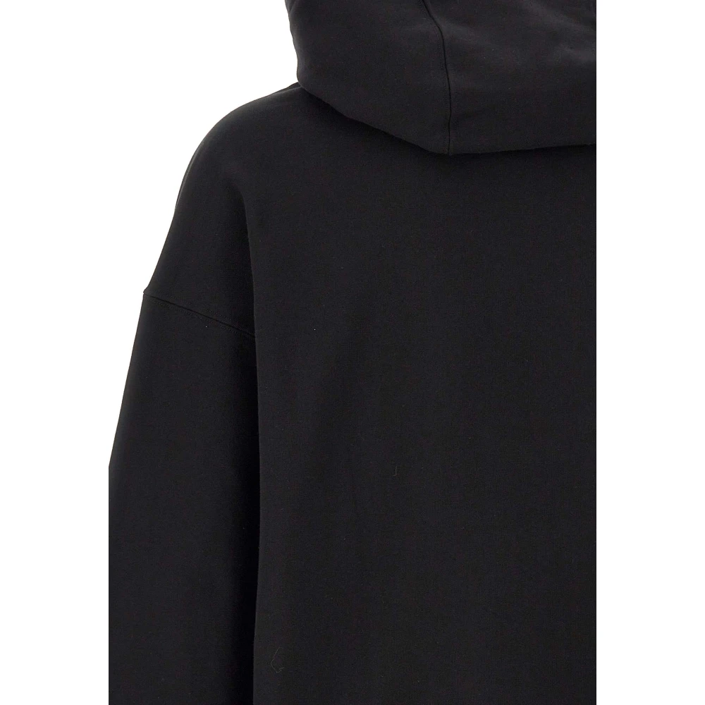 Fiorucci Zwarte Katoenen Hoodie Black Heren