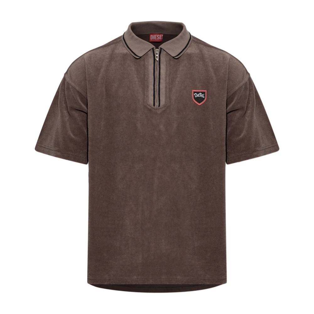 Diesel Uomo Marrone Top, M, New,