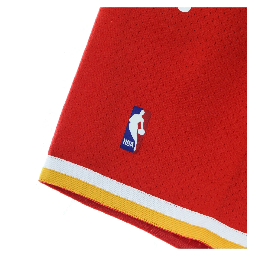 Mitchell & Ness Houston Rockets NBA Swingman Basketball Shorts Red Heren