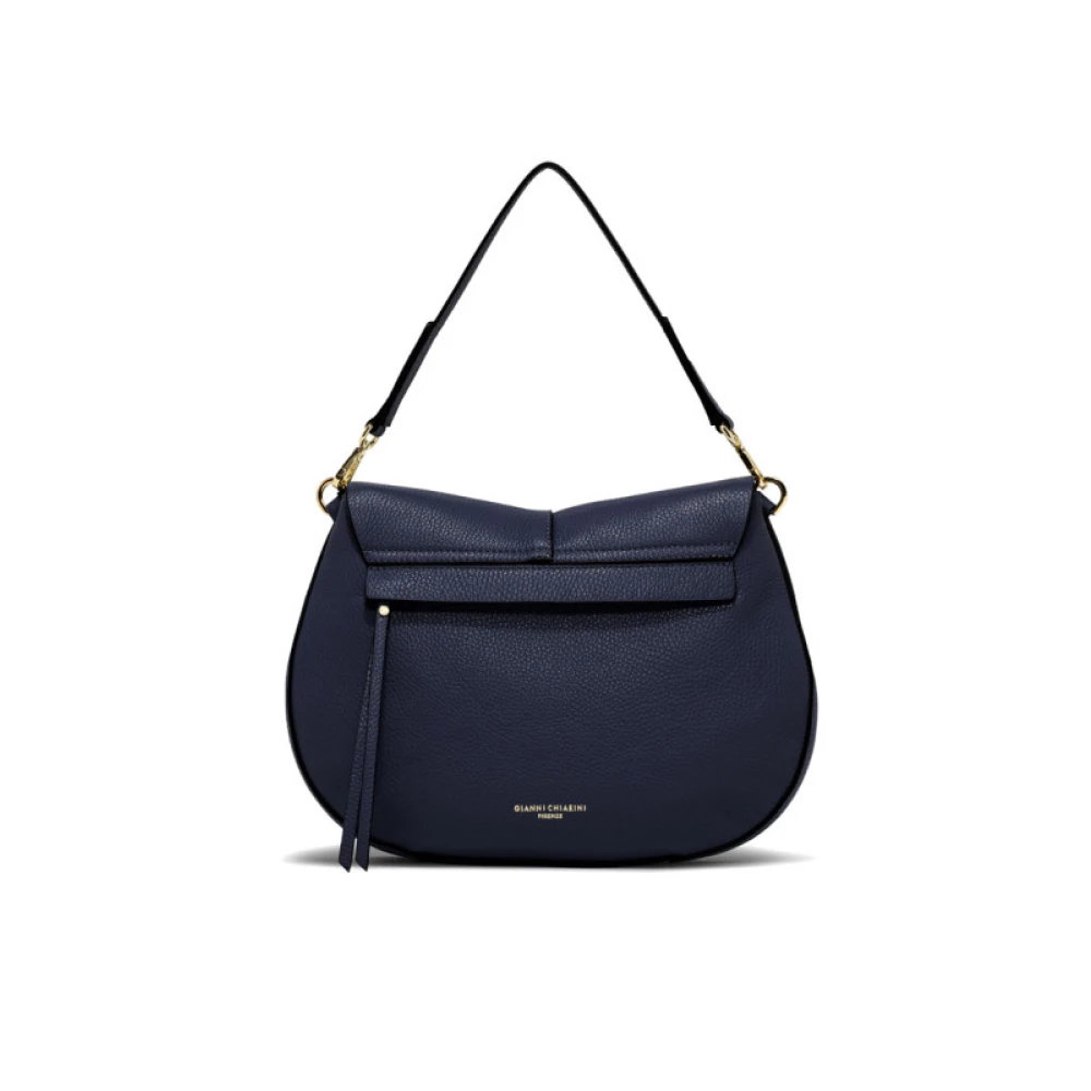 Gianni Chiarini Ronde Array Grote Handtas Blue Dames