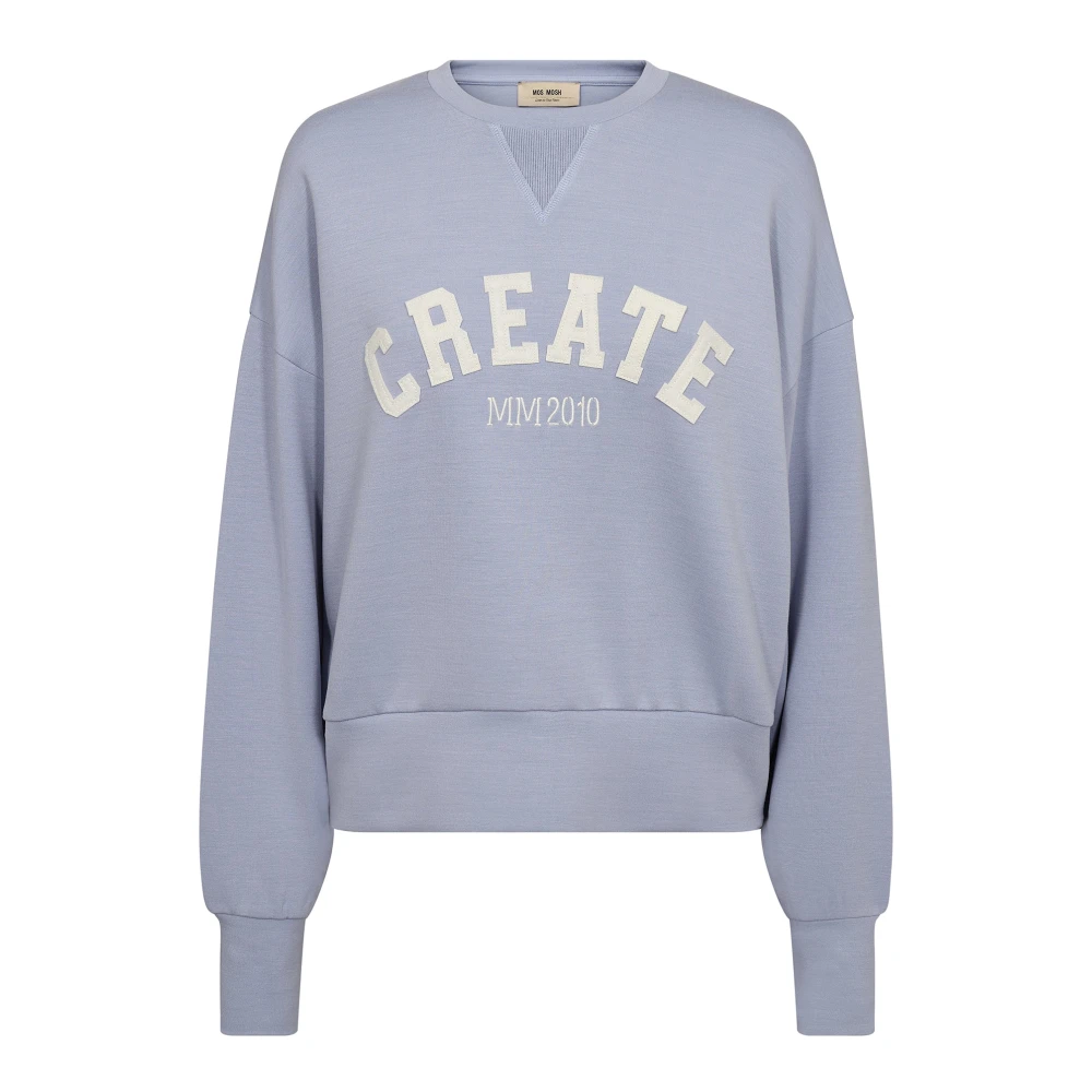 Mos Mosh Damen Sweatshirts Blau Gr. Mittel - Bild 4