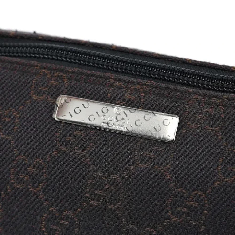 Gucci Vintage Pre-owned Leather handbags Brown Dames