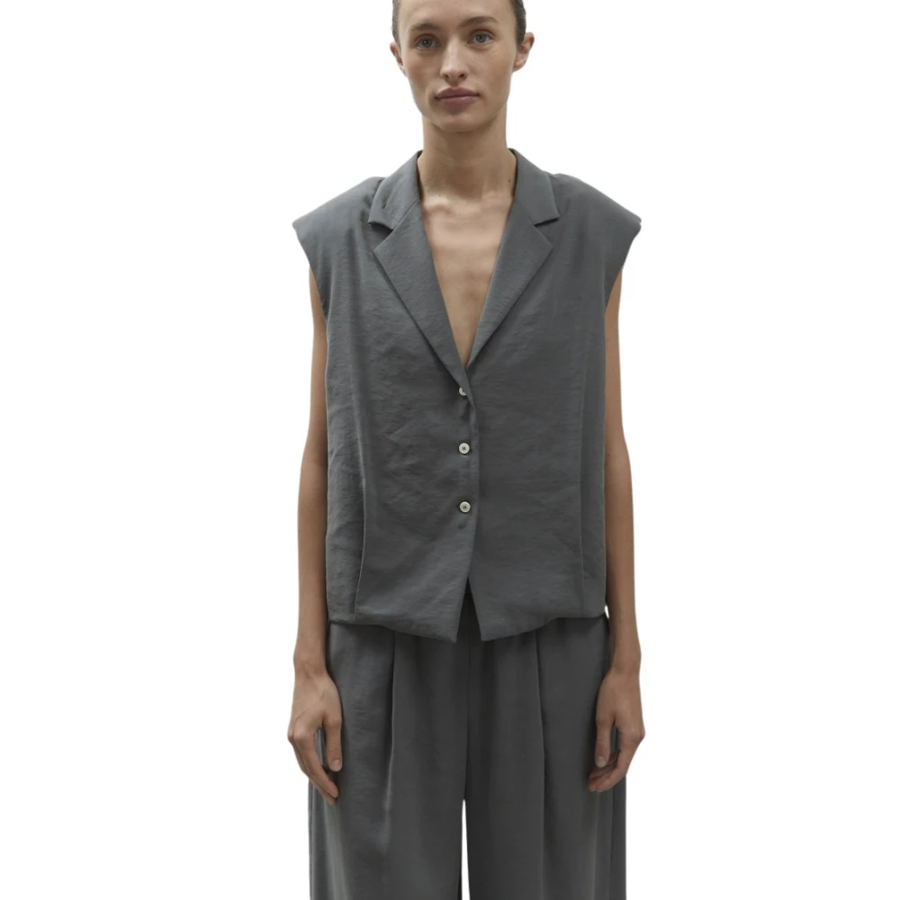 Alysi - Jackets > Vests - Gray - Alysi - Modalova