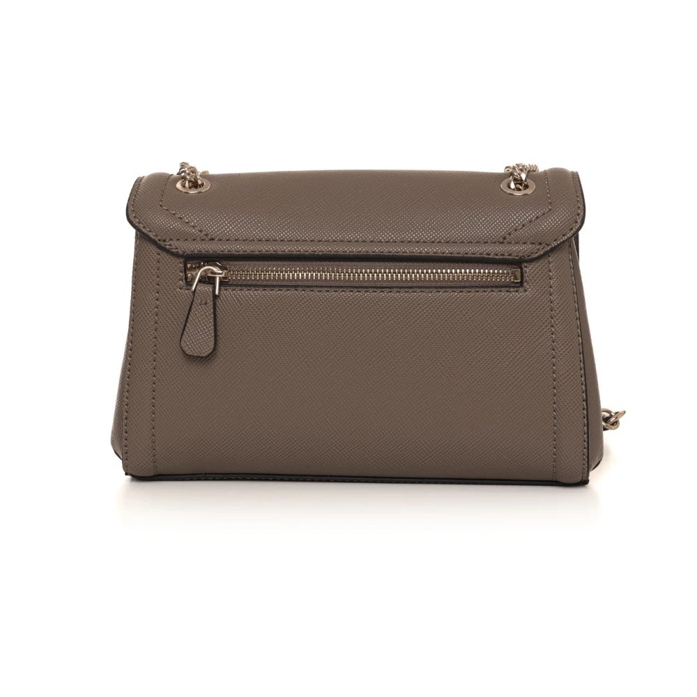 Guess Noelle Schoudertas met Verborgen Placket Gray Dames