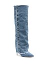 bottes-andy-120mm-bleues-a-bord-effiloche