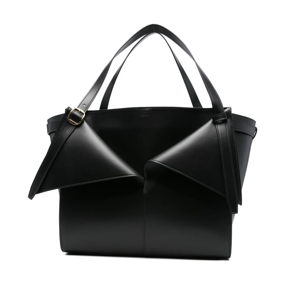 Coperni Women's Black Leather Shopper Bag