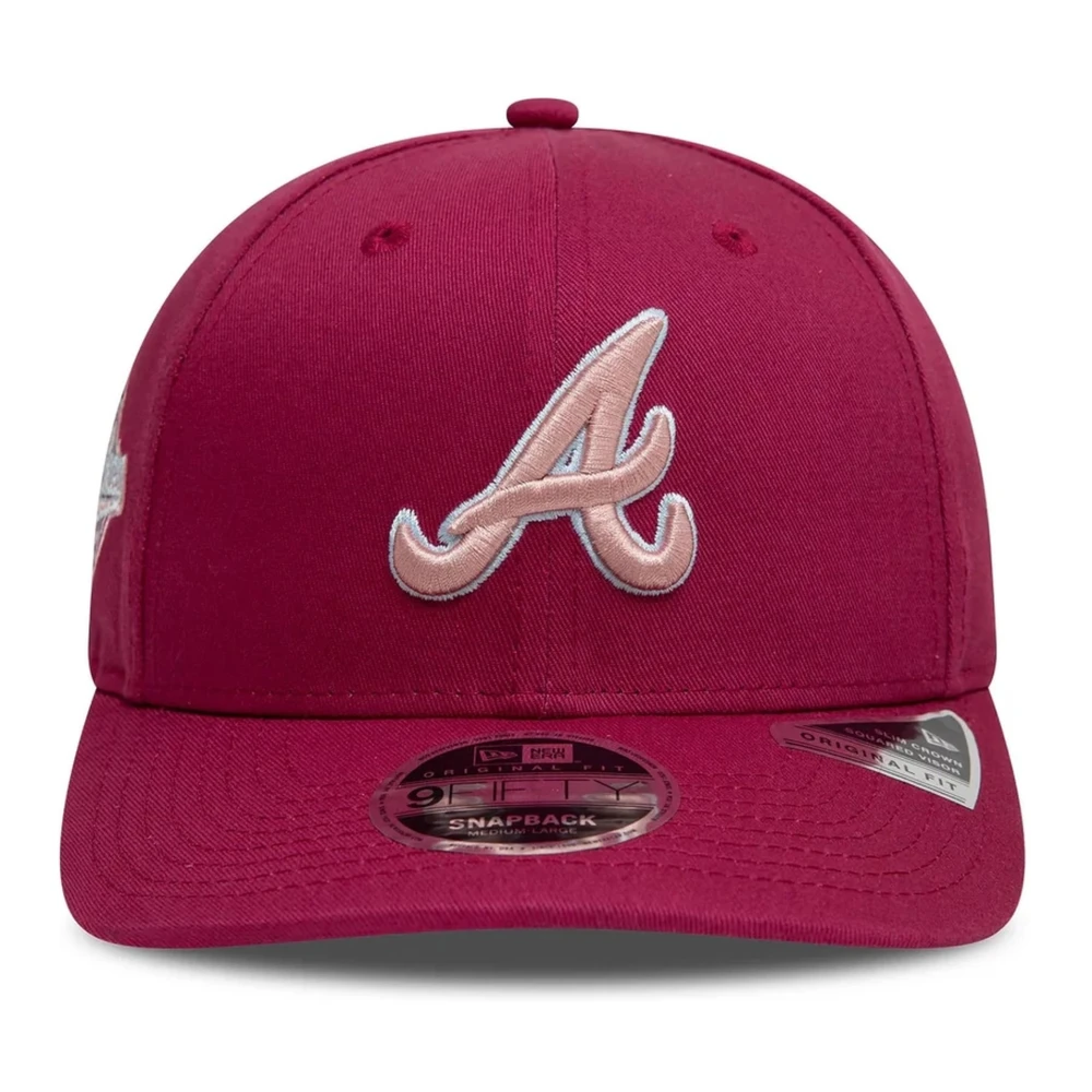new era Athlanta Granate Pet Red Heren