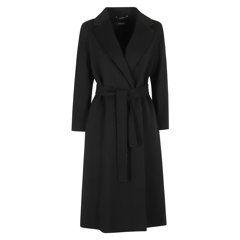 Max Mara Esturia Coat - Female - Belted Coats - Black - 3XS - Coats