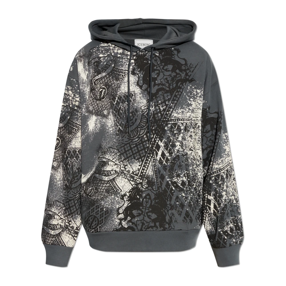 Iceberg Sweatshirt met Logo Gray Heren