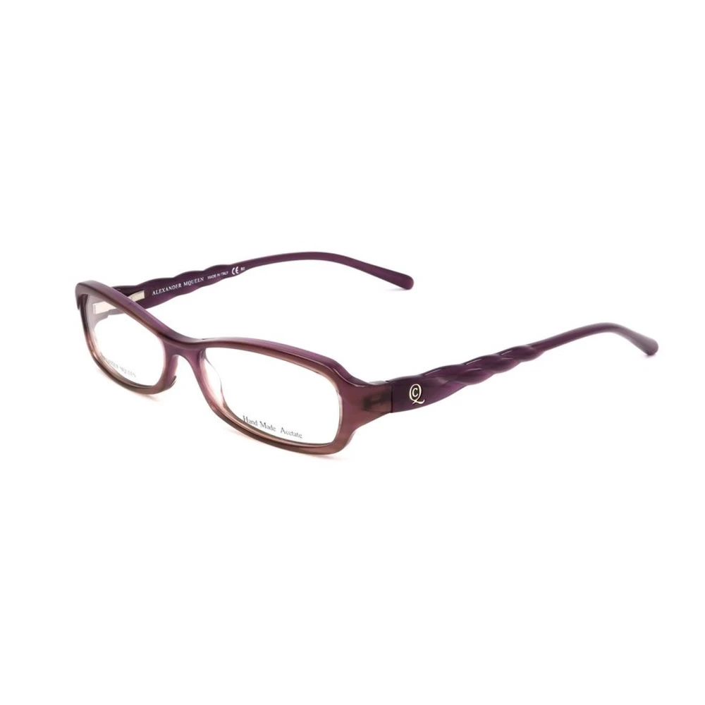 alexander mcqueen Paarse Acetaatmonturen voor Vrouwen Purple Dames