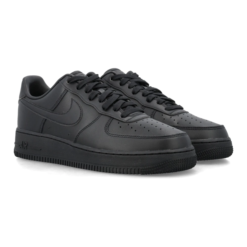 Nike Frisse Air Force 1 07 Black Heren