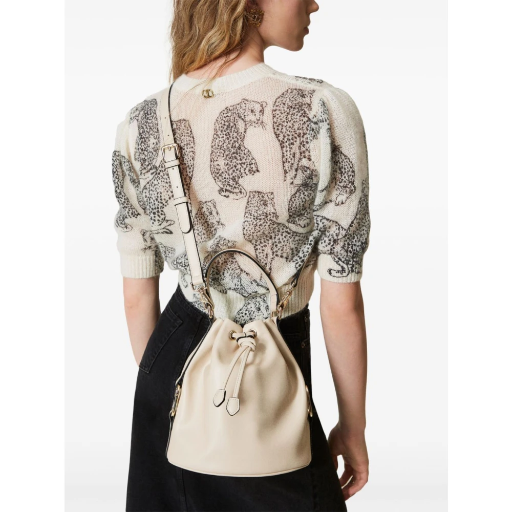 Twinset Witte tassen met T-plaque White Dames