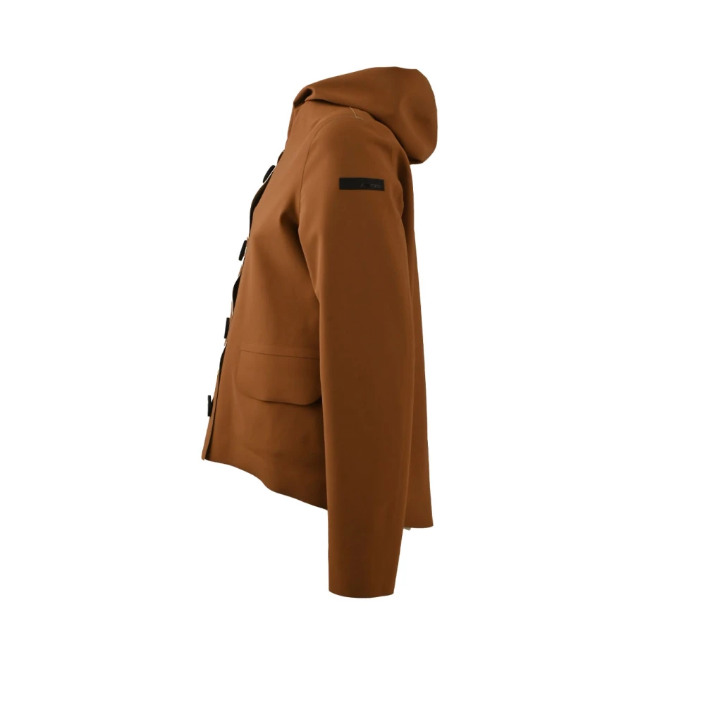 RRD Color Hood Jacket Brown Dames