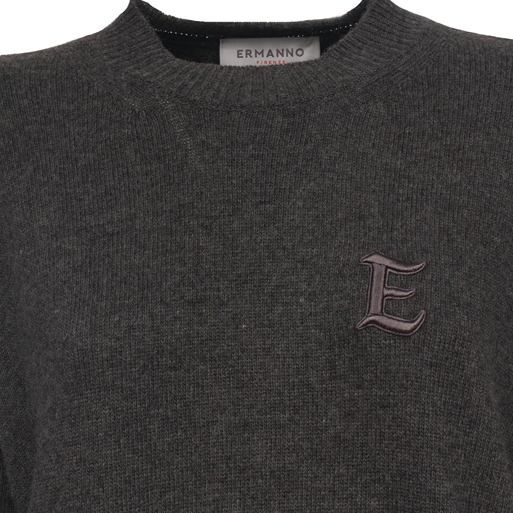 Ermanno Scervino Geborduurde Trui Florence Stijl Gray Dames