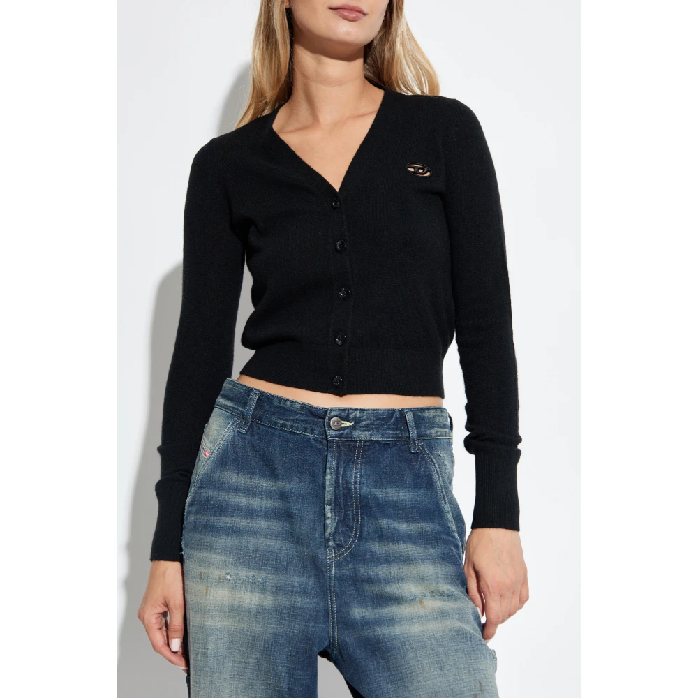 Diesel Cardigan M-Arte Black Dames