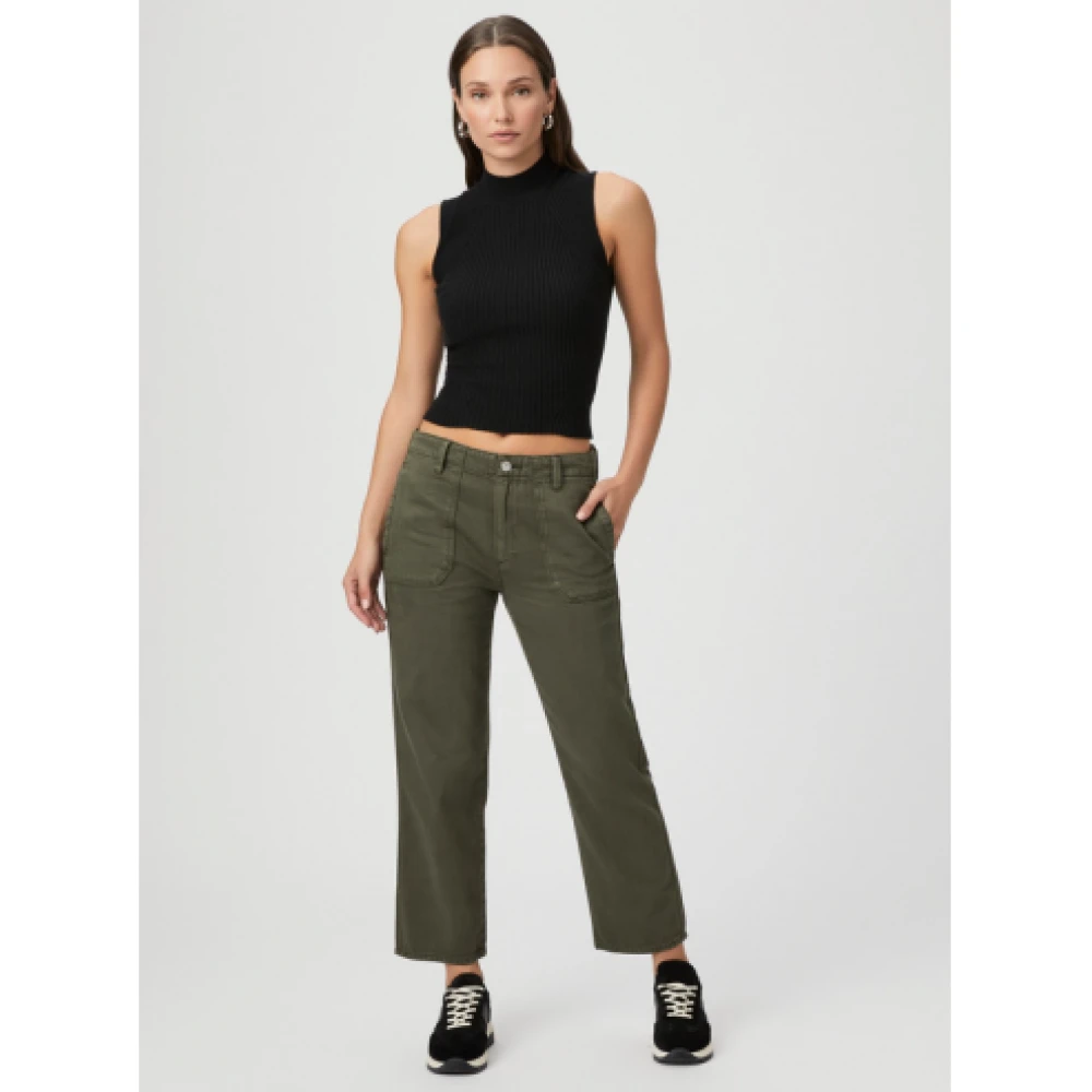 Paige Luxe Groene Broek Coqueline Model Green Dames