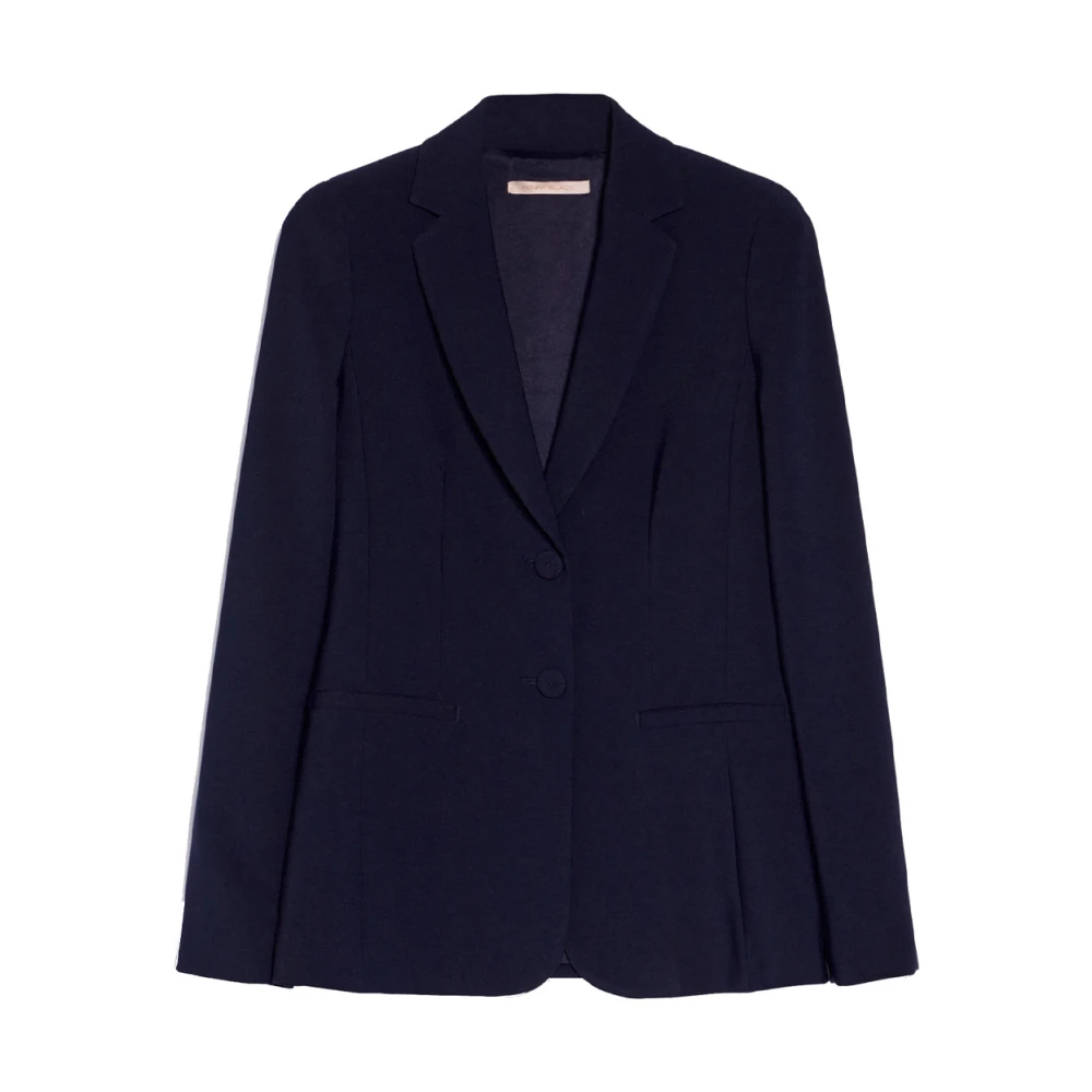 Pennyblack Polyester blazer met slanke pasvorm Blue Dames