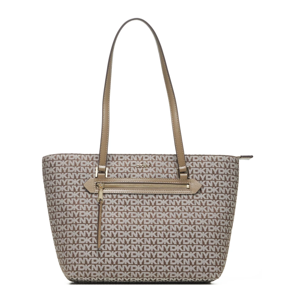 DKNY Stijlvolle Stadsmodetoebehoren Collectie Beige Dames