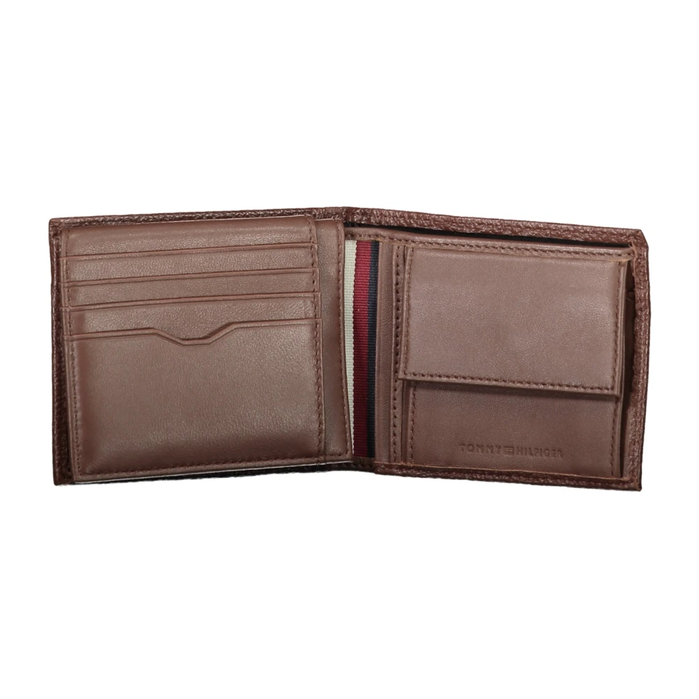 Tommy Hilfiger Bruine Herenportemonnee met Meerdere Compartimenten Brown Heren
