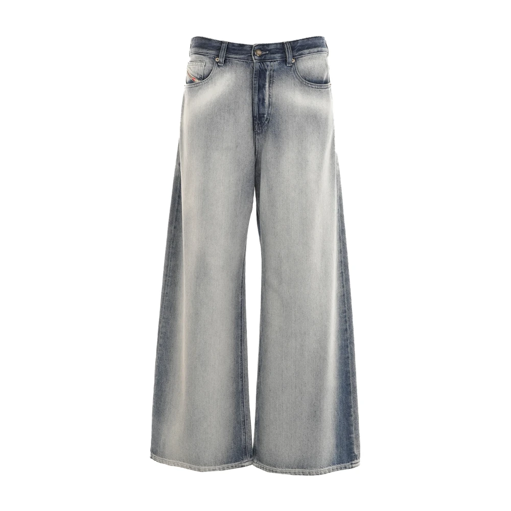 Diesel Women's Blue Wide Jeans, W26, 1996 D-Sire Jeans