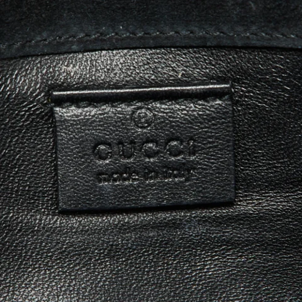 Gucci Vintage Pre-owned Fabric clutches Black Dames