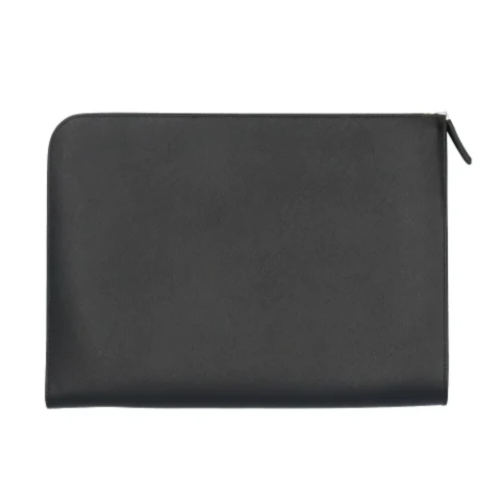 Prada Vintage Pre-owned Leather prada-bags Black Heren