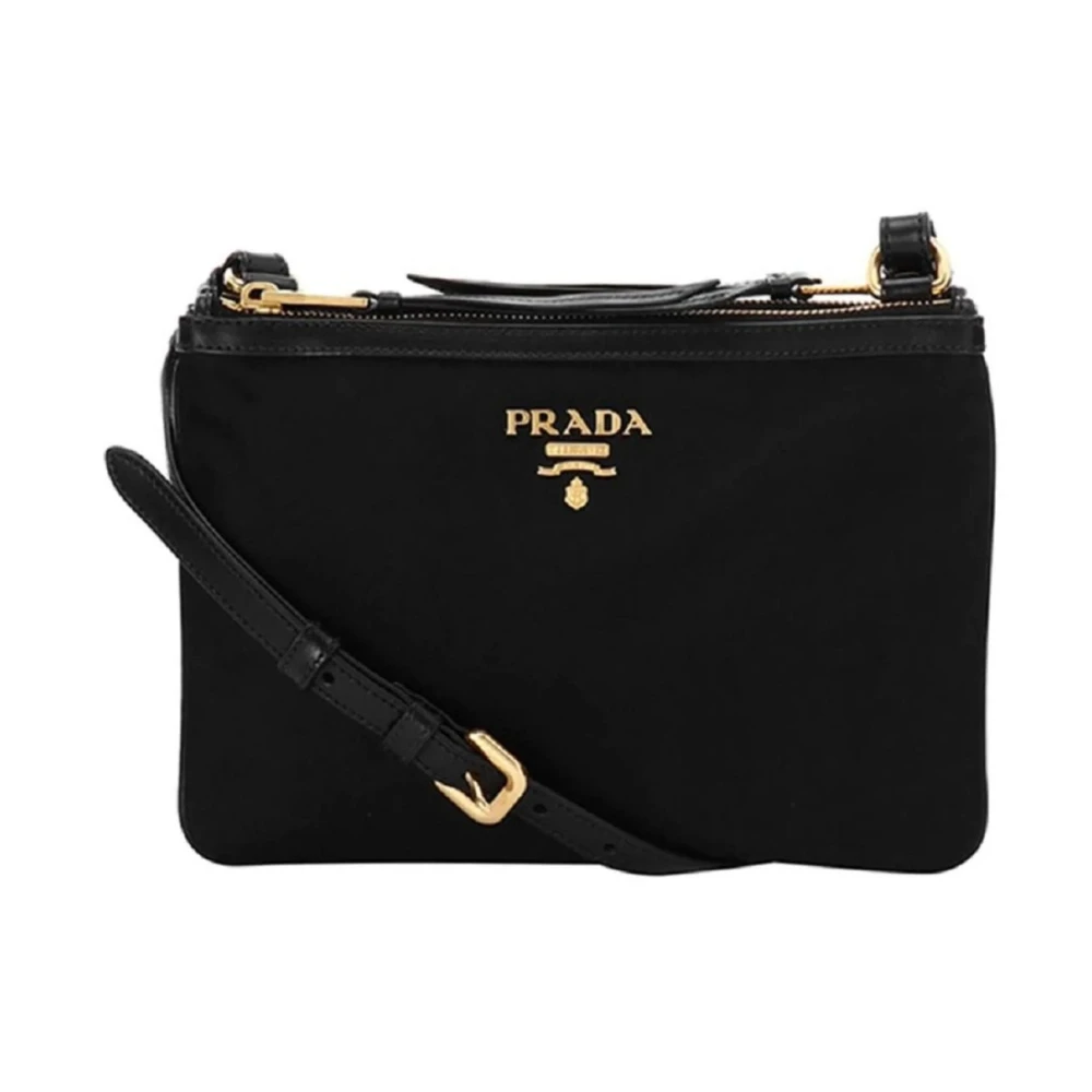 Prada , Cross Body Bags, Female, Black, One Size, Small Crossbody Bag