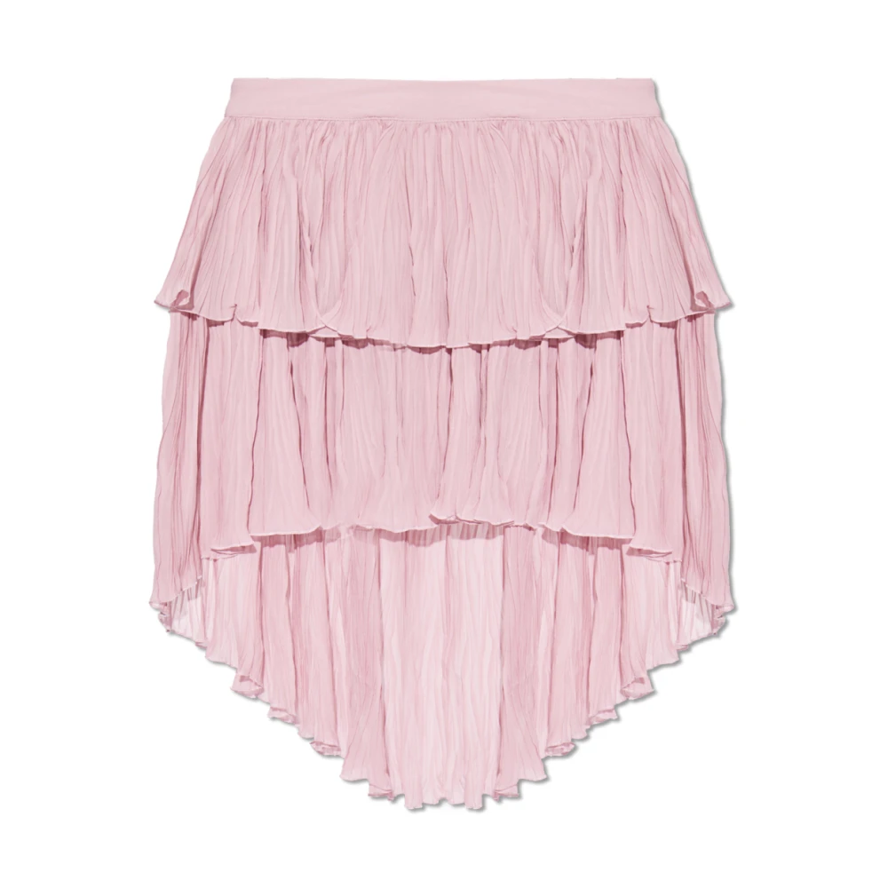 Blumarine Pink Asymmetrical Skirt - Female - Short Skirts - S - Skirts
