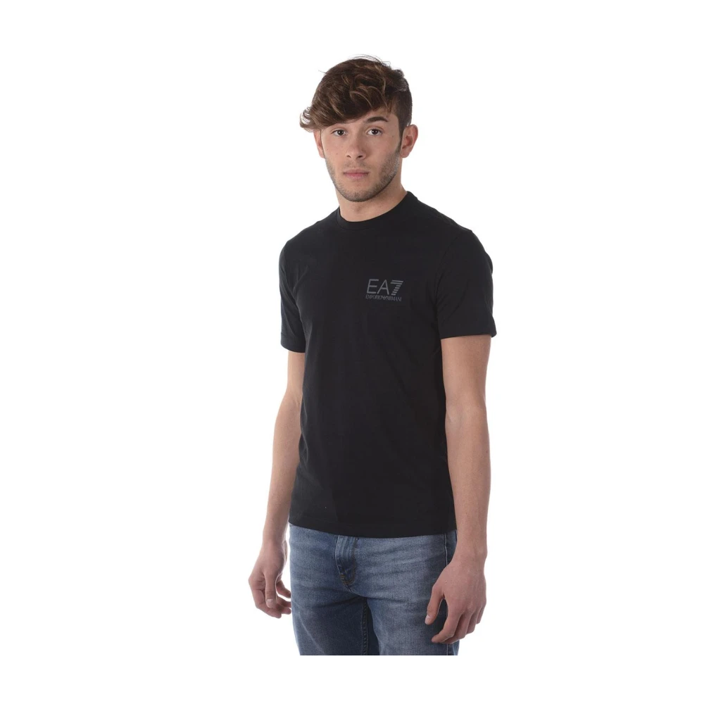 Emporio Armani EA7 Stijlvolle Sweatshirt voor Mannen Black Heren