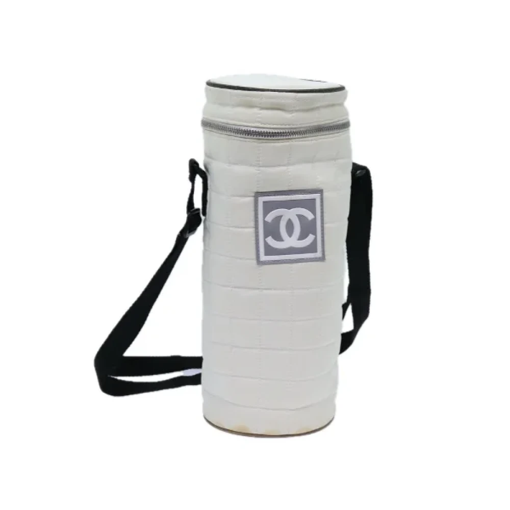 Chanel Vintage Pre-owned Nylon chanel-bags White Dames