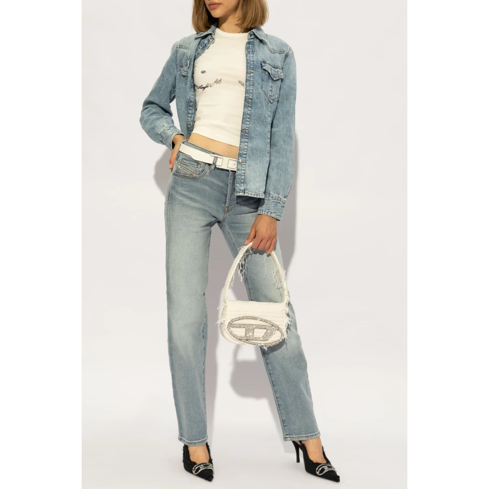 Diesel Denim overhemd De-Waves Blue Dames