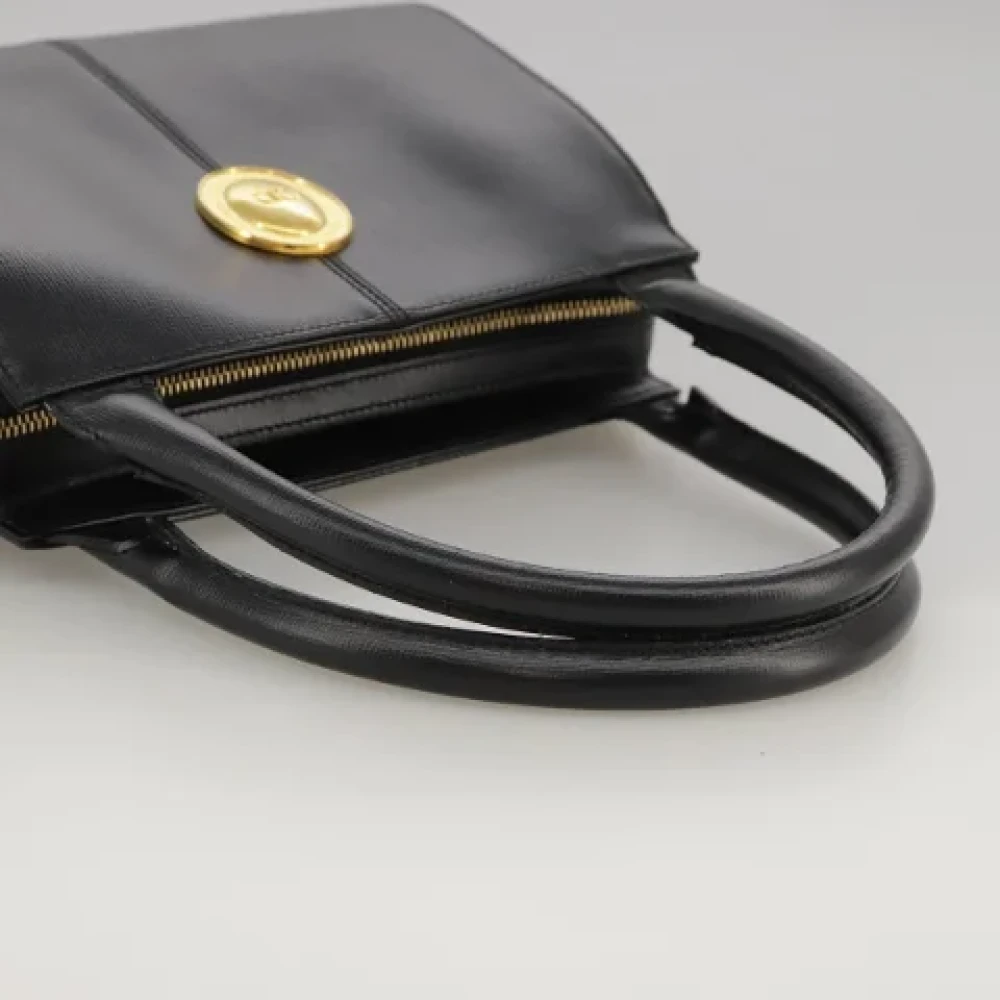 Dior Vintage Pre-owned Leather dior-bags Black Dames