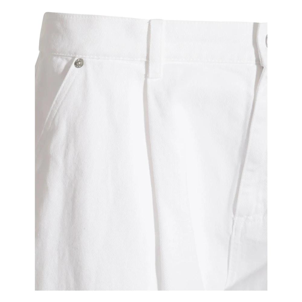 Moschino Witte Broek White Heren