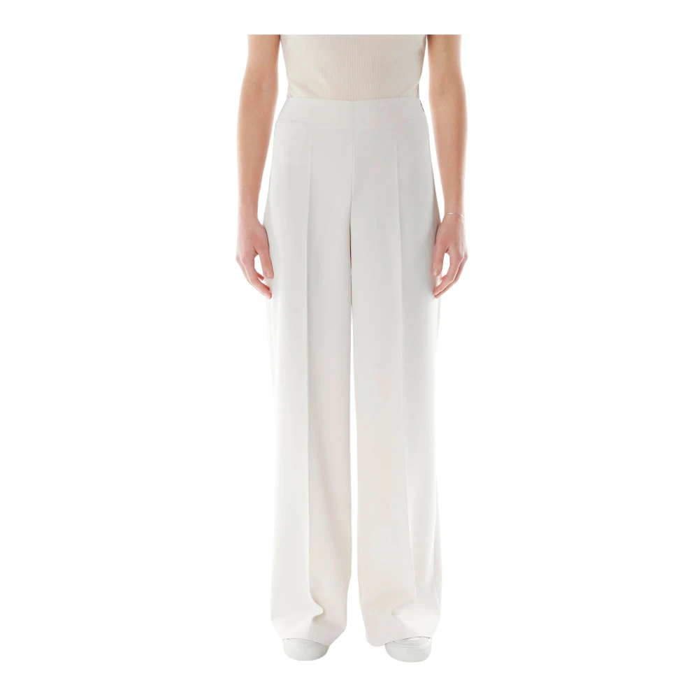 Drykorn Women's White Wide Trousers, W30 L32, Young Wide Trousers