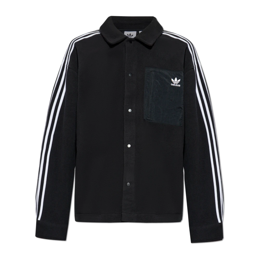 adidas Originals Sweatshirt met geborduurd logo Black Heren