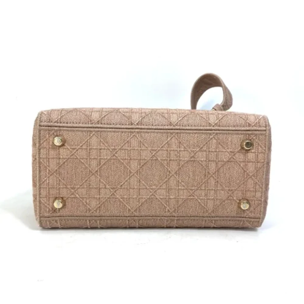 Dior Vintage Pre-owned Fabric dior-bags Pink Dames