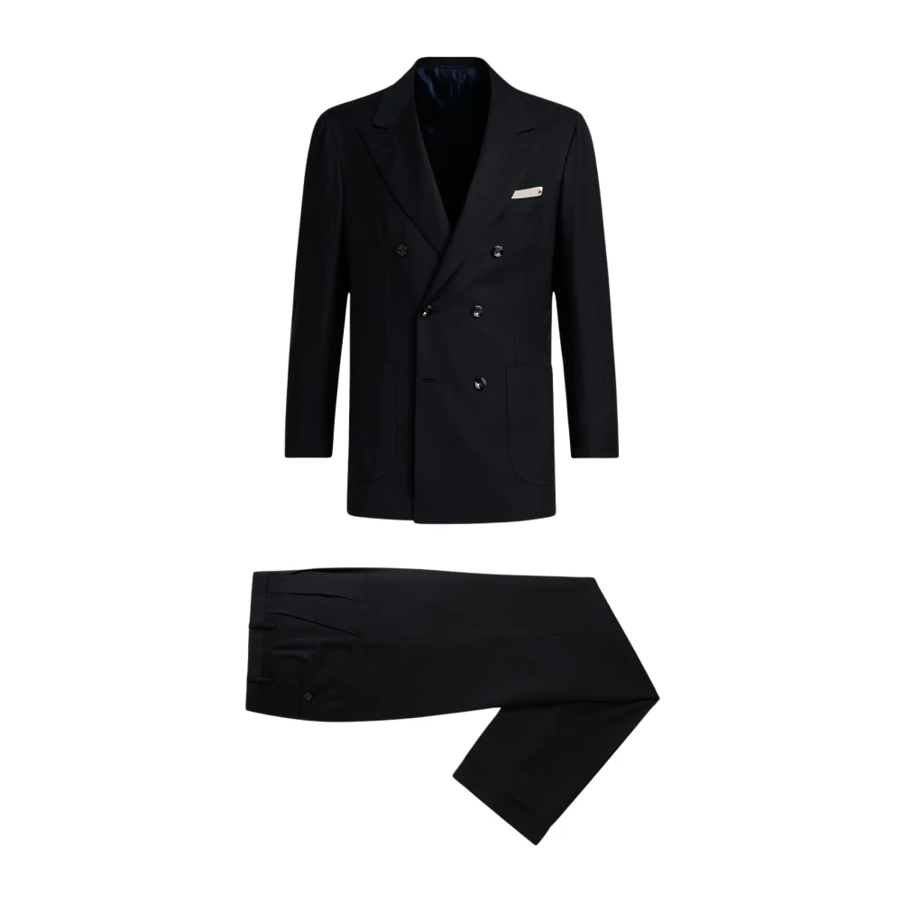 Suits > Suit Sets > Double Breasted Suits - - Kiton - Modalova