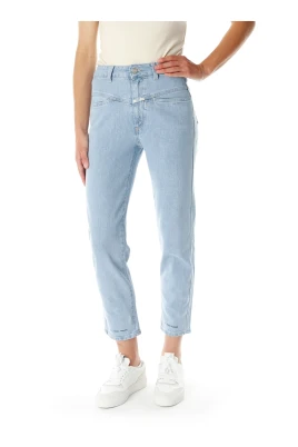 Tapered Fit Cropped Jeans