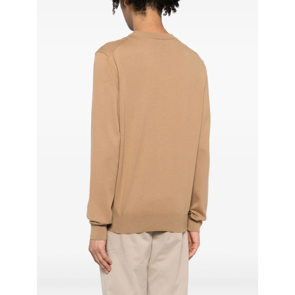 Boss Gezellig Beige Crewneck Sweater Beige Heren
