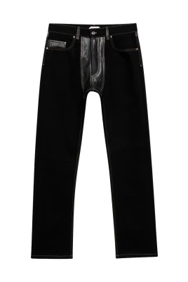 Denim & Läder Raka Jeans