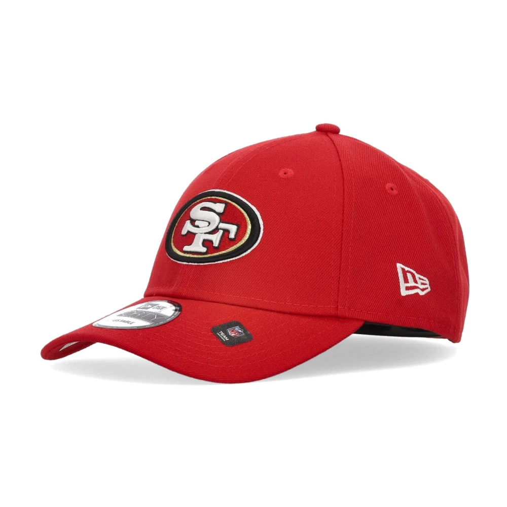 New Era Unisex Red Curvy Visor Nfl 49Ers Team Hat