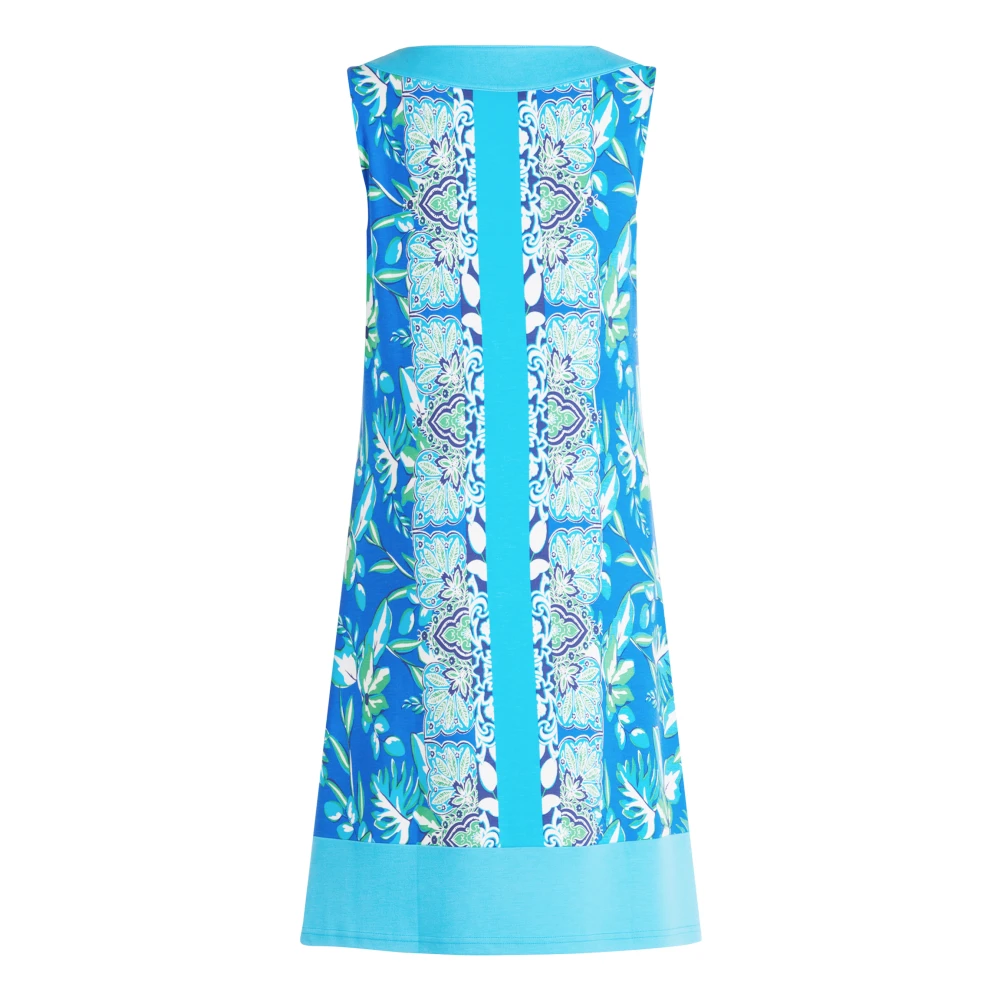 Betty Barclay Mouwloze zomerjurk met paisley patroon Blue Dames